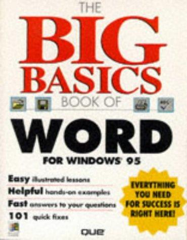 Cover for The big basics book of Word for Windows 95