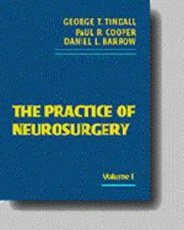 Cover for The practice of neurosurgery