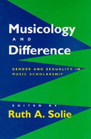 Cover for Musicology and Difference