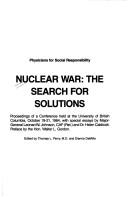 Cover for Nuclear war