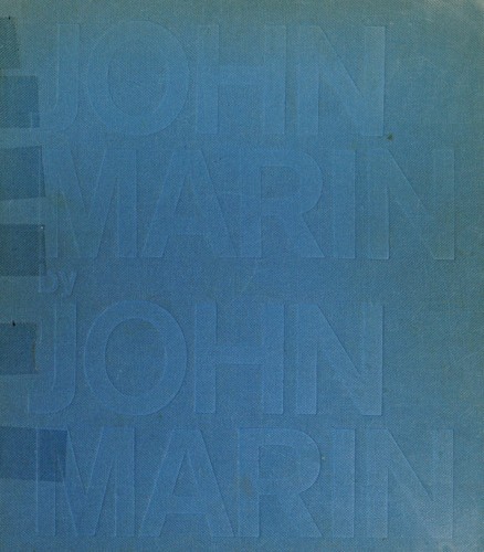 Cover for John Marin.