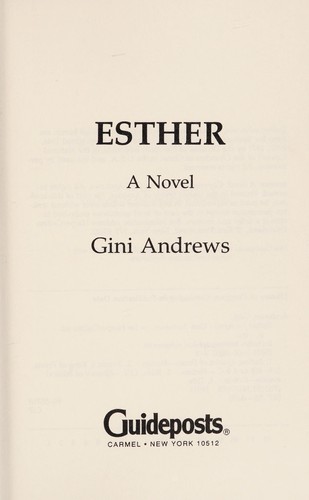 Cover for Esther
