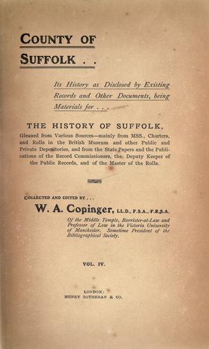 Cover for County of Suffolk