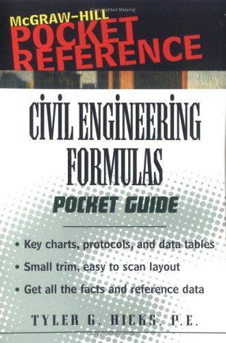 Cover for Civil Engineering Formulas (Pocket Guide)