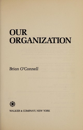 Cover for Our organization