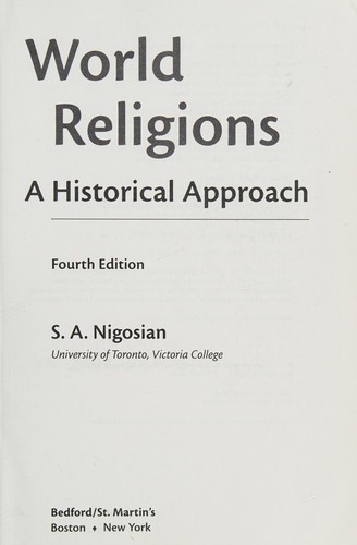 Cover for World religions