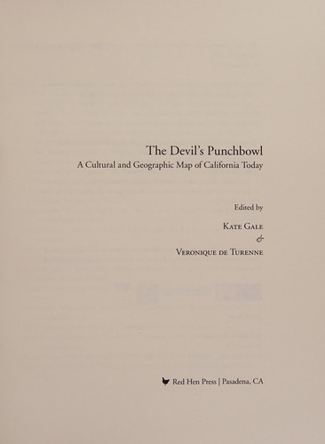 Cover for The devil's punchbowl