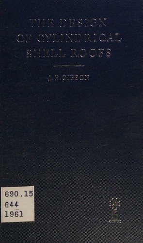 Cover for The design of cylindrical shell roofs.