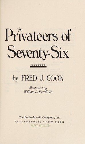 Cover for Privateers of seventy-six