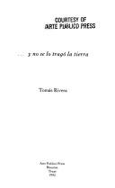 Cover for --y no se lo tragó la tierra