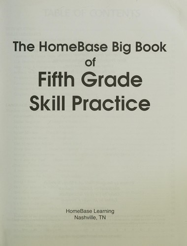 Cover for The Homebase Big Book of 5th Grade Skill Practice