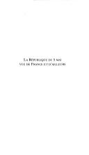 Cover for La République du 5 mai vue de France et d'ailleurs