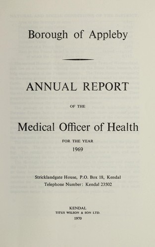 Cover for [Report 1969]