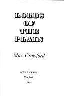 Cover for Lords of the plain