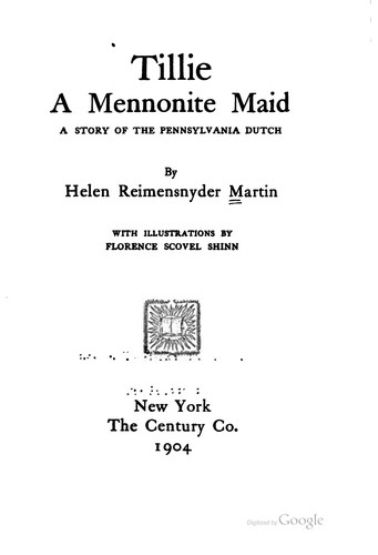 Cover for Tillie, a Mennonite maid