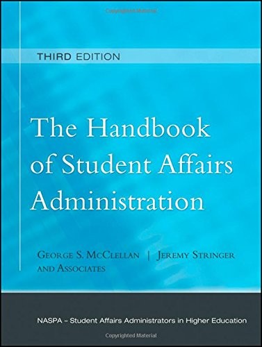 Cover for The handbook of student affairs administration