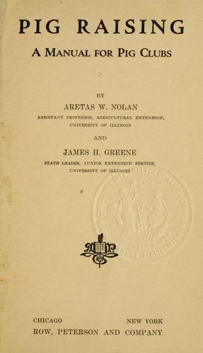 Cover for Pig raising