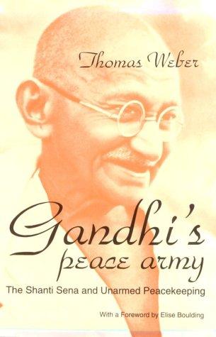 Cover for Gandhi's peace army