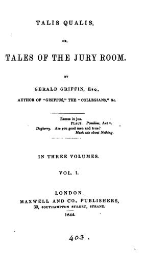 Cover for Talis qualis