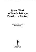 Cover for Social work in health settings