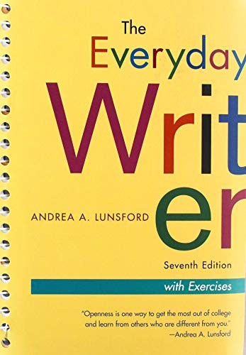 Cover for The Everyday Writer with Exercises 7e & iClicker Reef Polling