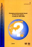Cover for Emerging environmental issues for the 21st century