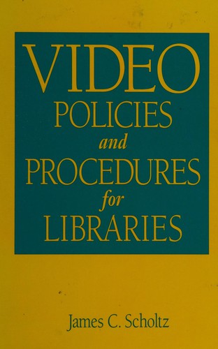 Cover for Video policies and procedures for libraries