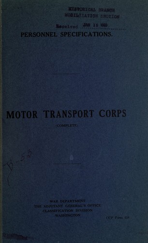 Cover for Personal specifications