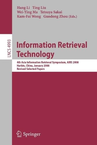 Cover for Information Retrieval Technology