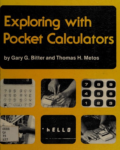 Cover for Exploring with pocket calculators