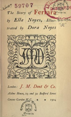 Cover for story of Ferrara