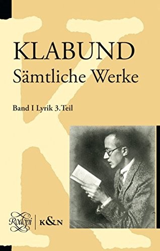 Cover for Klabund Sämtliche Werke : Band I