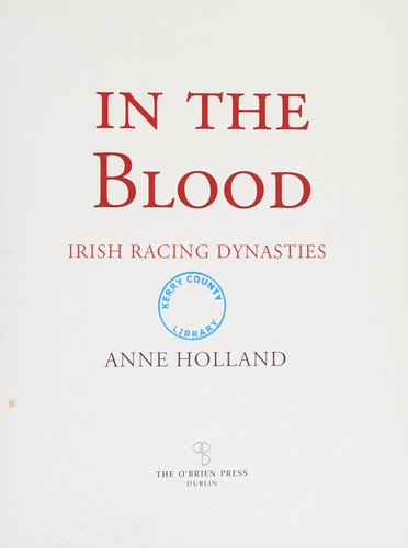 Cover for In the blood
