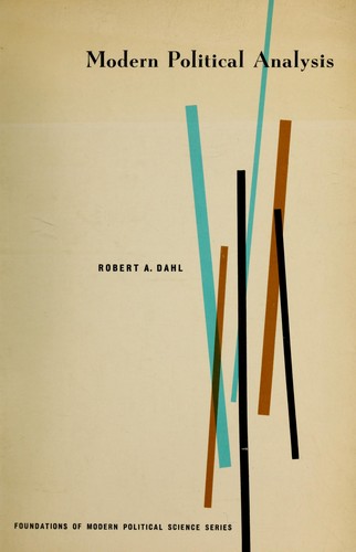 Cover for Modern political analysis.