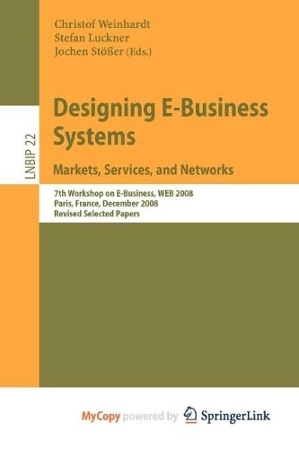 Cover for Designing E-Business Systems