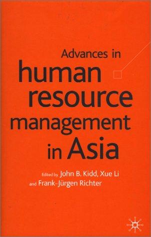 Cover for Advances in Human Resource Management in Asia