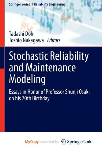 Cover for Stochastic Reliability and Maintenance Modeling