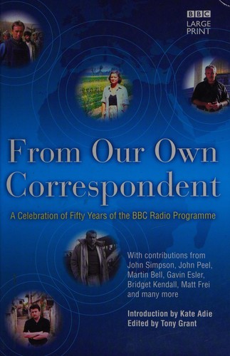Cover for From our own correspondent