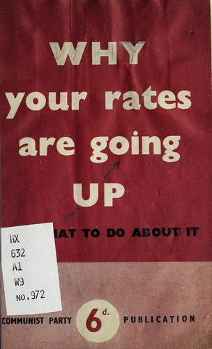 Cover for Why your rates are going up