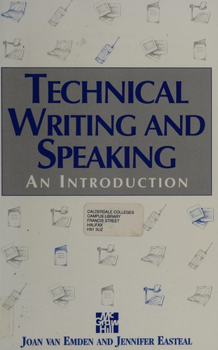 Cover for Technical writing and speaking
