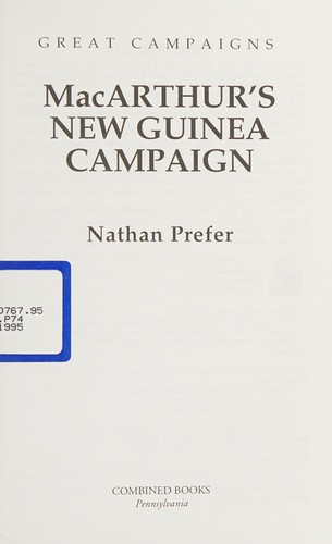 Cover for MacArthur's New Guinea campaign