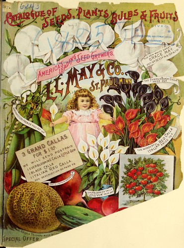 Cover for Catalogue of seeds, plants, bulbs & fruits