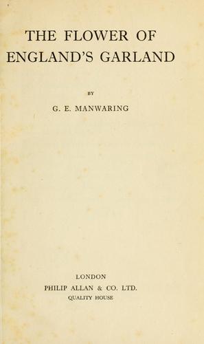 Cover for flower of England's garland.