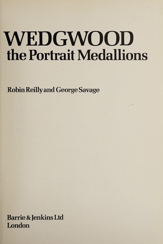 Cover for Wedgwood: the portrait medallions