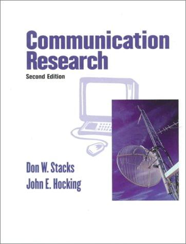 Cover for Communication research