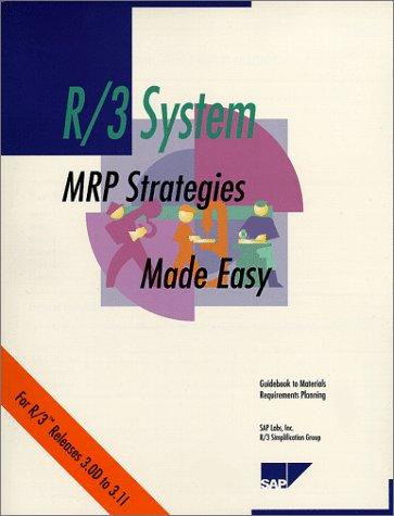 Cover for MRP Strategies Made Easy 3.0D-3.1I