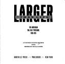 Cover for Larger than life