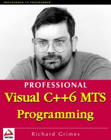 Cover for Professional Visual C++6 MTS programming