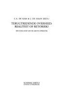 Cover for Terugtredende overheid