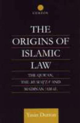 Cover for The origins of Islamic law